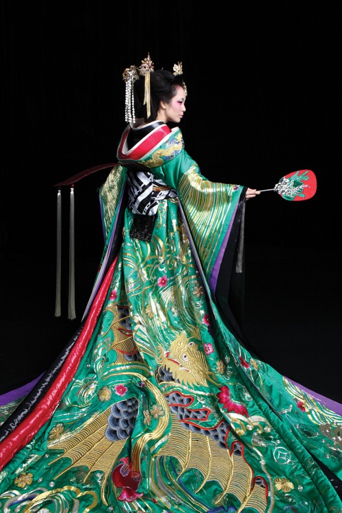 Couture gown creations by Guo Pei
